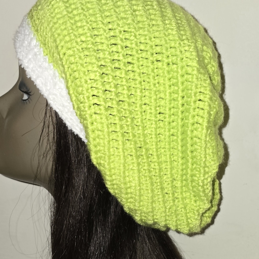 Crochet slouchy beanie